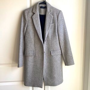 Grey Zara winter coat
